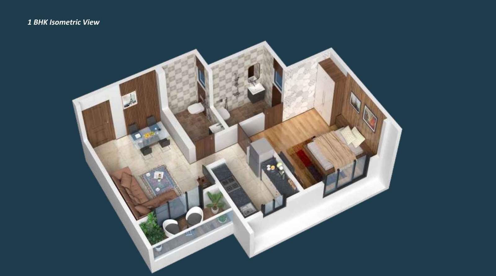 Shiv-Sarovar-Heritage-1-bhk-isometric-view